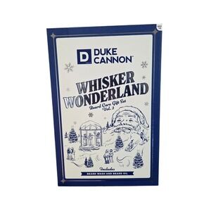 Duke Cannon Whisker‎ Wonderland Beard Care Gift Set Vol 2 Beard Wash Oil - NEW